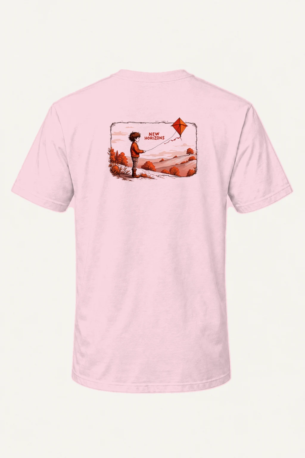 "New Horizons" Heavyweight Unisex Crewneck T-shirt | Gildan 5000