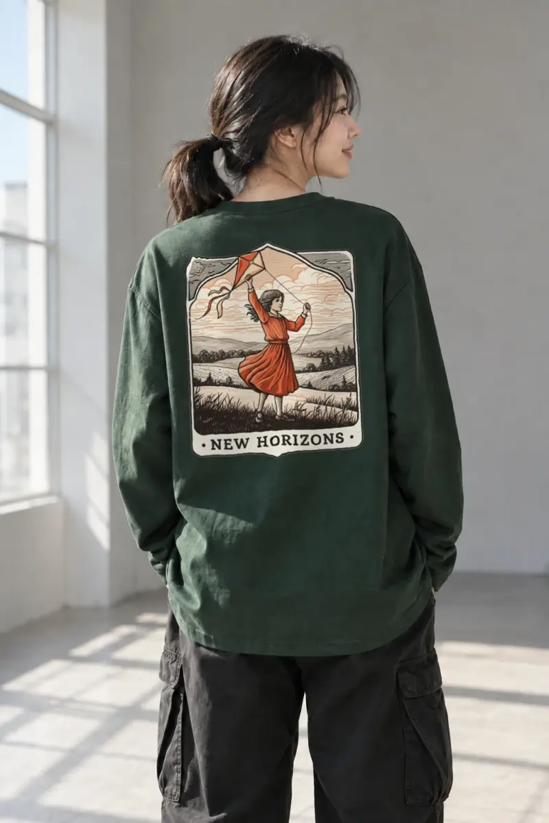 “New Horizons” Unisex Longsleeve T-shirt | Gildan 2400
