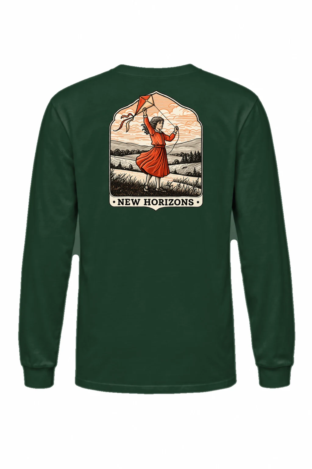 "New Horizons" Unisex Longsleeve T-shirt | Gildan 2400