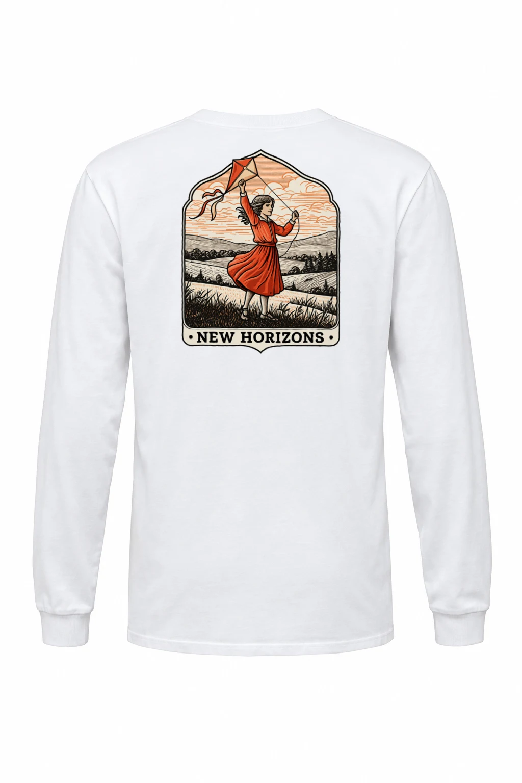 "New Horizons" Unisex Longsleeve T-shirt | Gildan 2400
