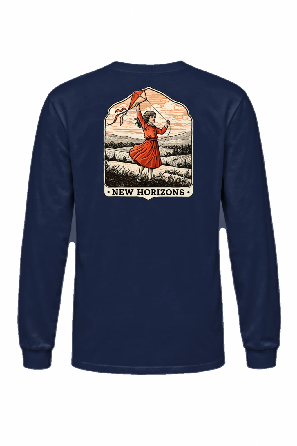 "New Horizons" Unisex Longsleeve T-shirt | Gildan 2400
