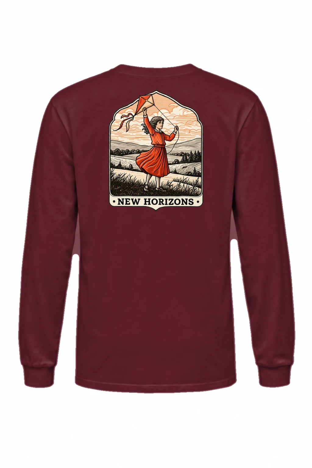 "New Horizons" Unisex Longsleeve T-shirt | Gildan 2400