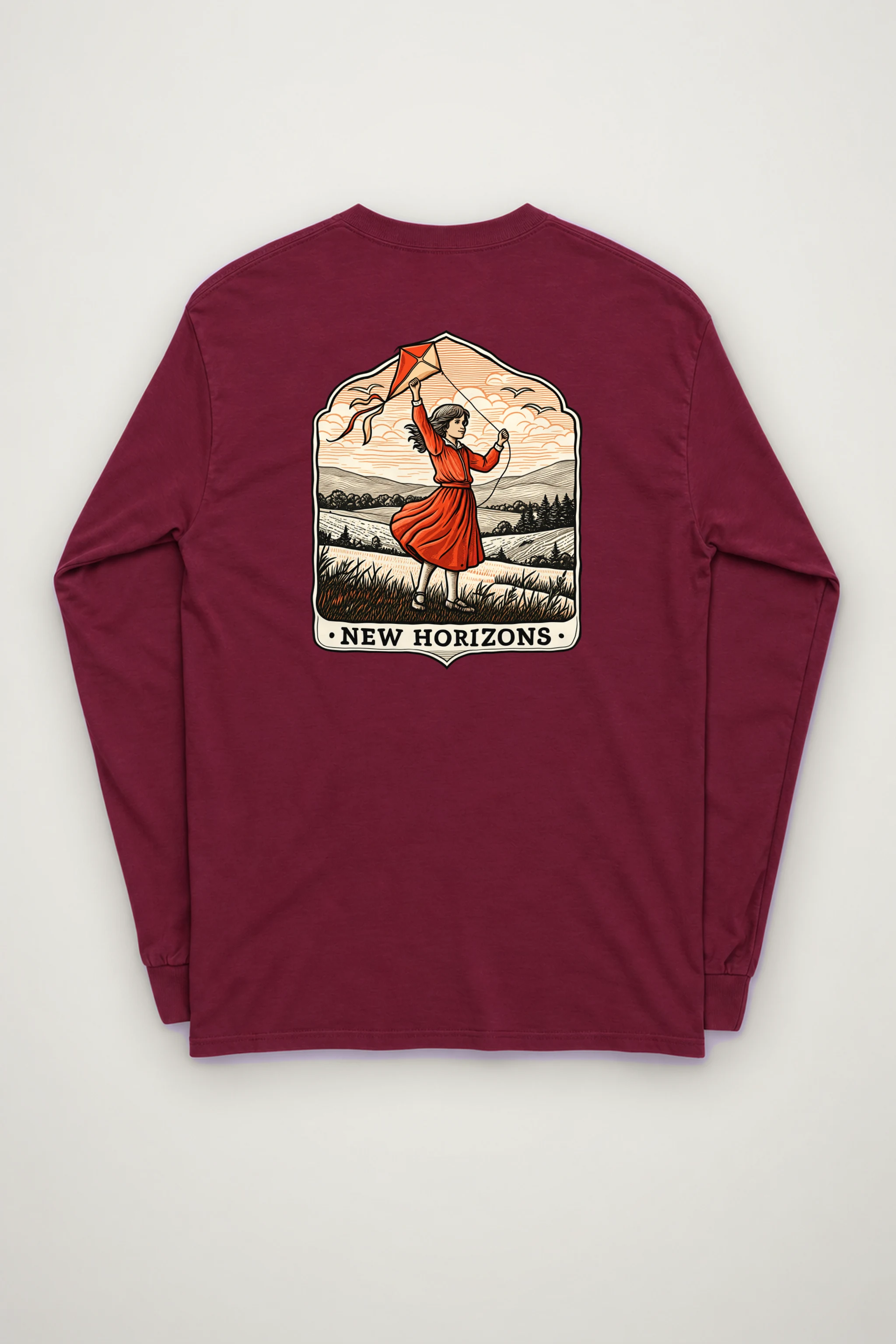 "New Horizons" Unisex Longsleeve T-shirt