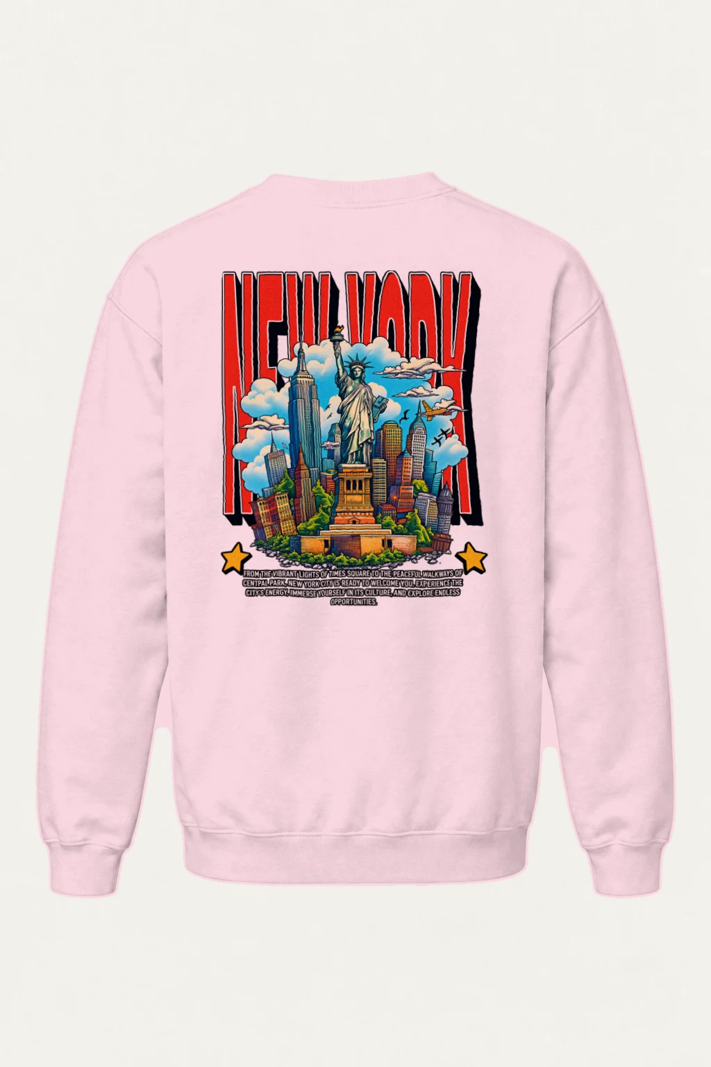 "New York City" Heavy Blend Unisex Crewneck Sweatshirt | Gildan 18000