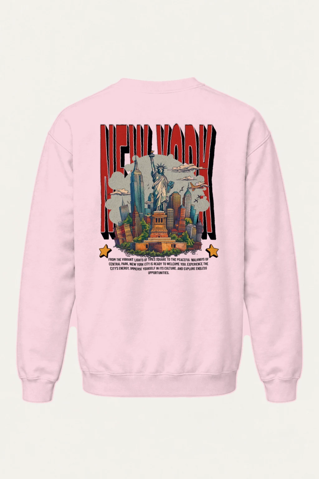 "New York City Welcome" Heavy Blend Unisex Crewneck Sweatshirt | Gildan 18000
