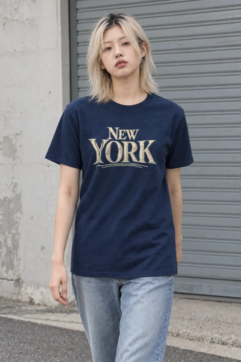 "New York Heritage" Heavyweight Unisex Crewneck T-shirt