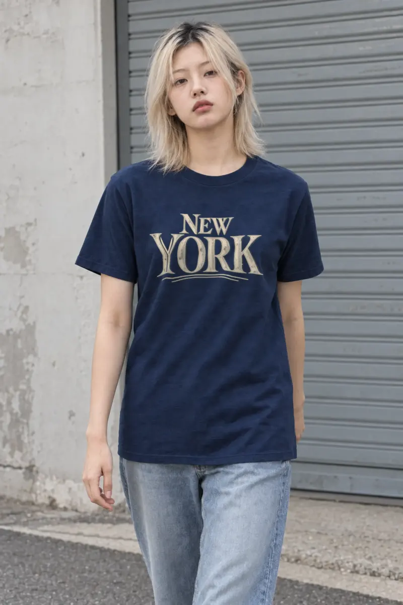 "New York Heritage" Heavyweight Unisex Crewneck T-shirt