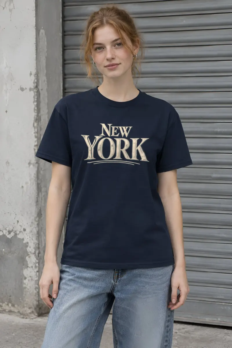 "New York Heritage" Heavyweight Unisex Crewneck T-shirt
