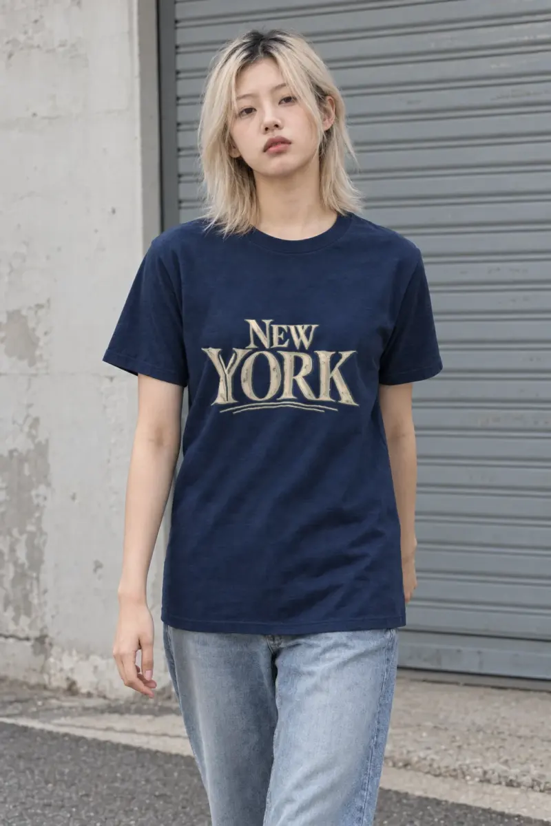 "New York Heritage" Heavyweight Unisex Crewneck T-shirt | Gildan 5000