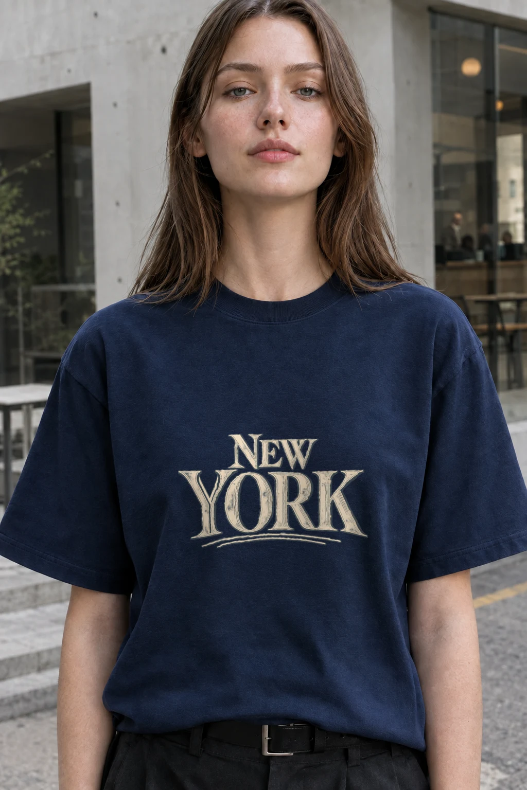 "New York Heritage" Heavyweight Unisex Crewneck T-shirt | Gildan 5000