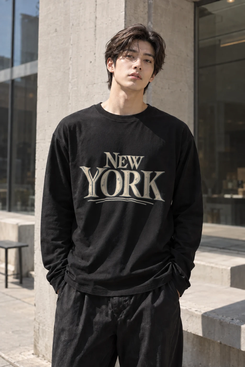 "New York Heritage" Unisex Longsleeve T-shirt | Gildan 2400