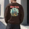 "New York Liberty" Heavy Blend Unisex Crewneck Sweatshirt | Gildan 18000