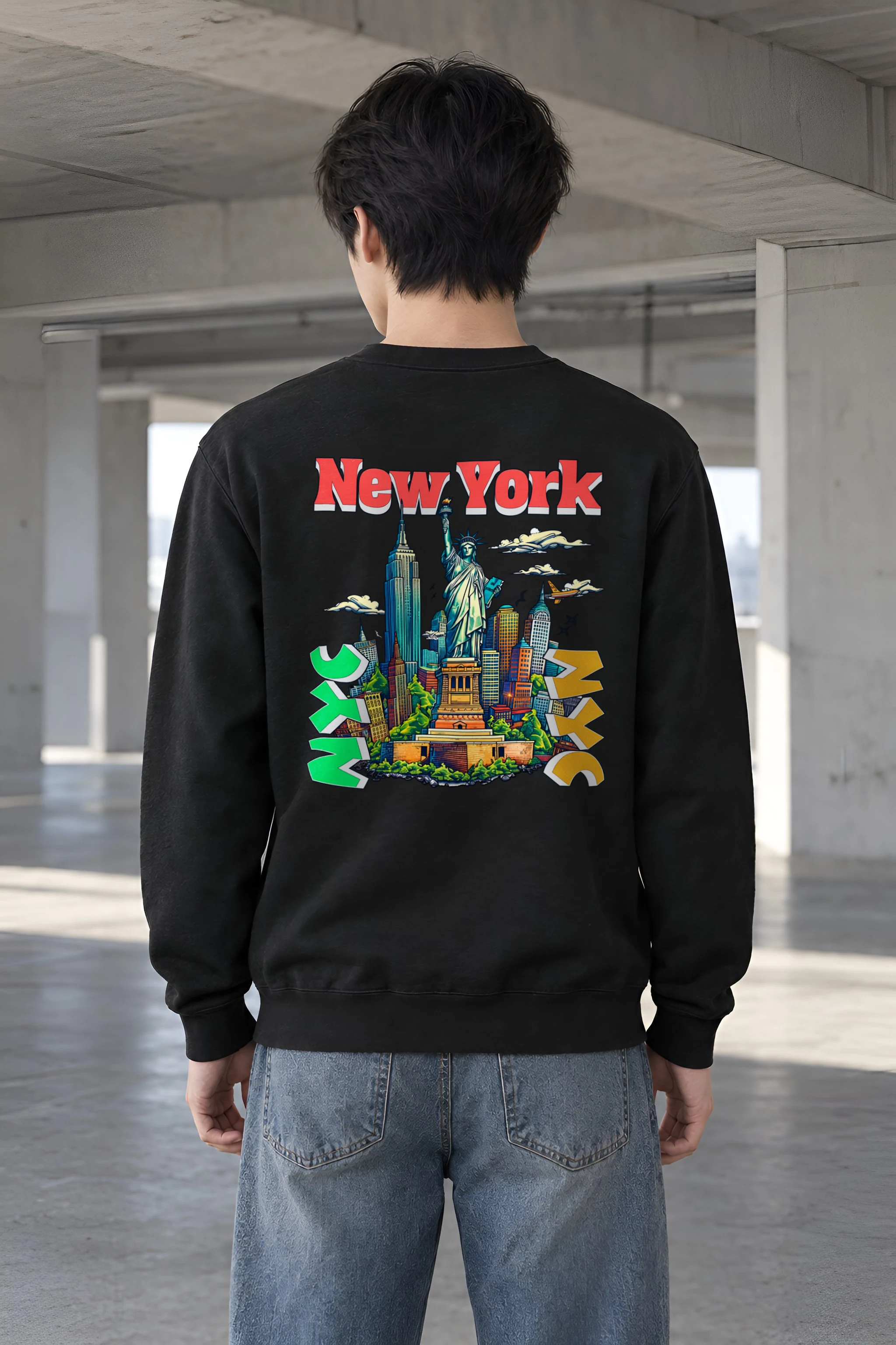 "New York Liberty" Heavy Blend Unisex Crewneck Sweatshirt