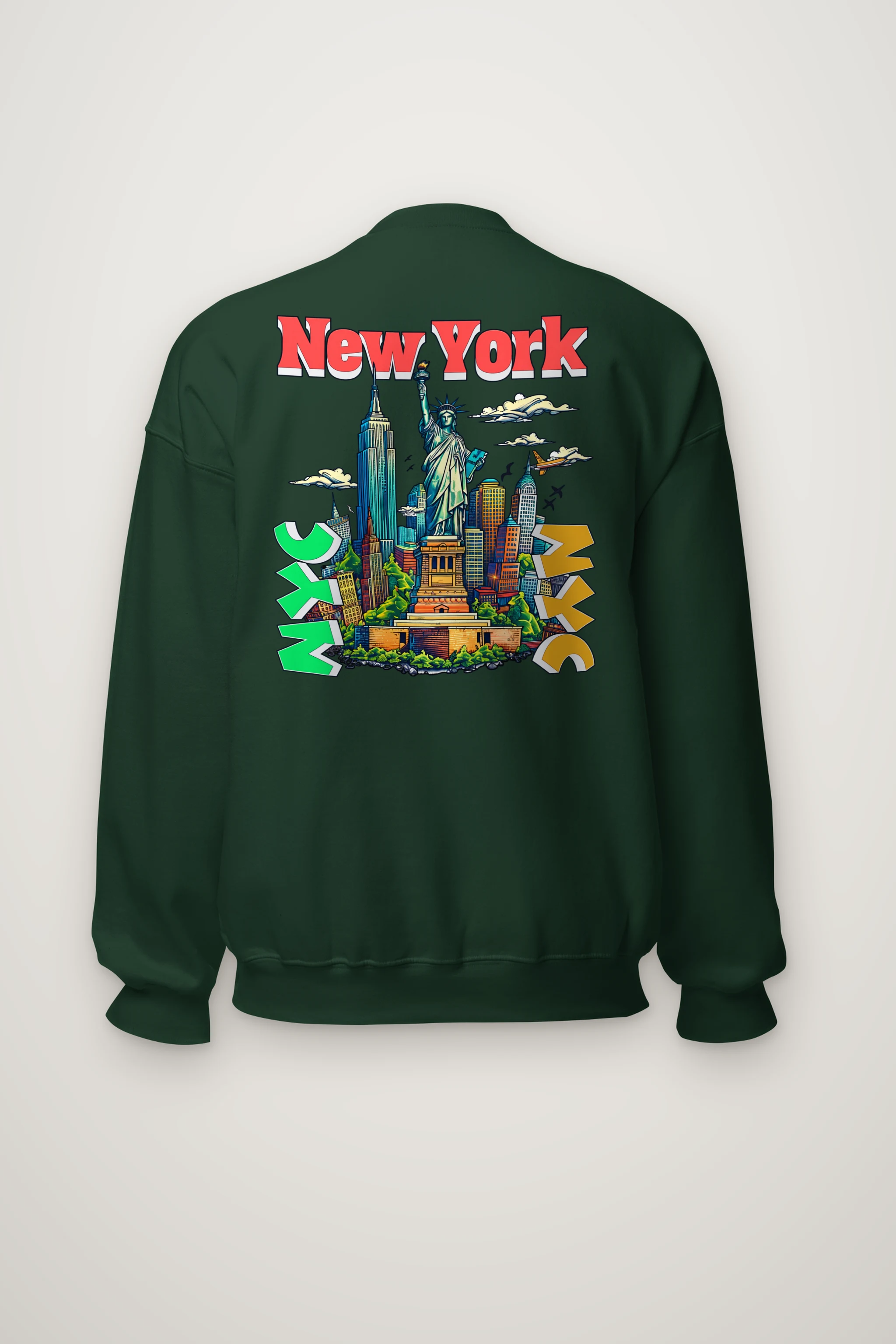 "New York Liberty" Heavy Blend Unisex Crewneck Sweatshirt