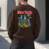 "New York Liberty" Heavy Blend Unisex Crewneck Sweatshirt | Gildan 18000