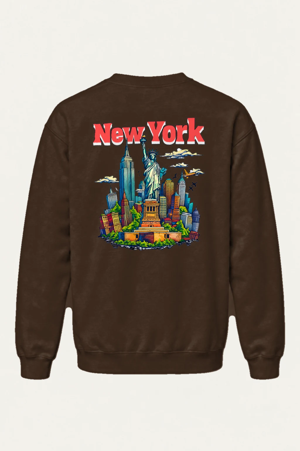 "New York Liberty" Heavy Blend Unisex Crewneck Sweatshirt | Gildan 18000