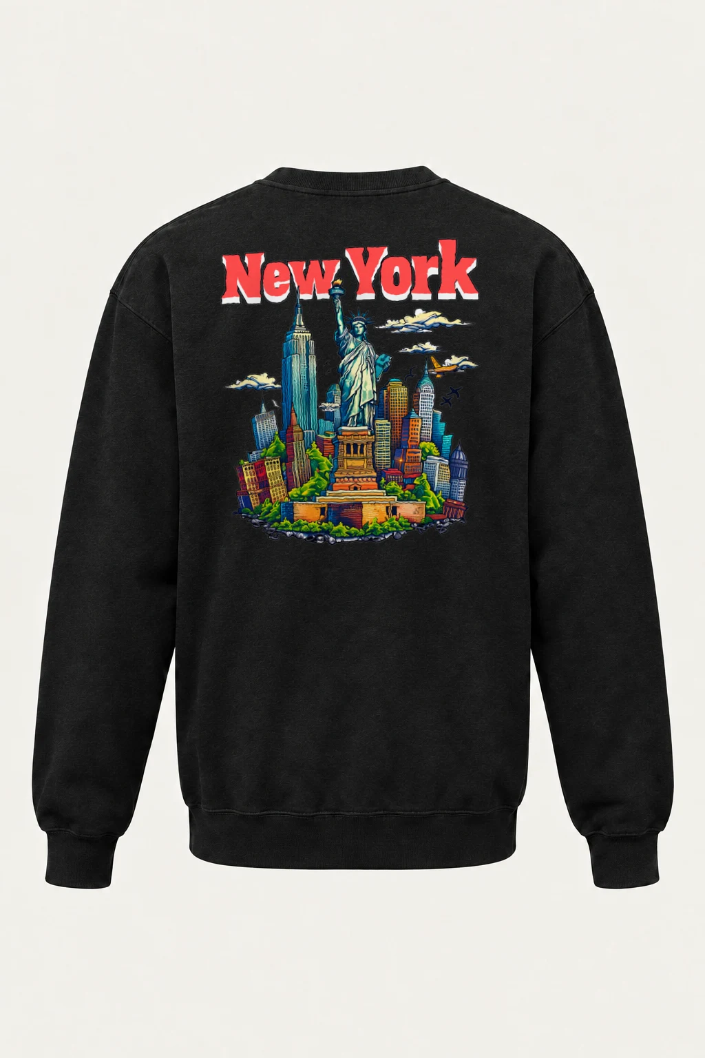 "New York Liberty" Heavy Blend Unisex Crewneck Sweatshirt | Gildan 18000