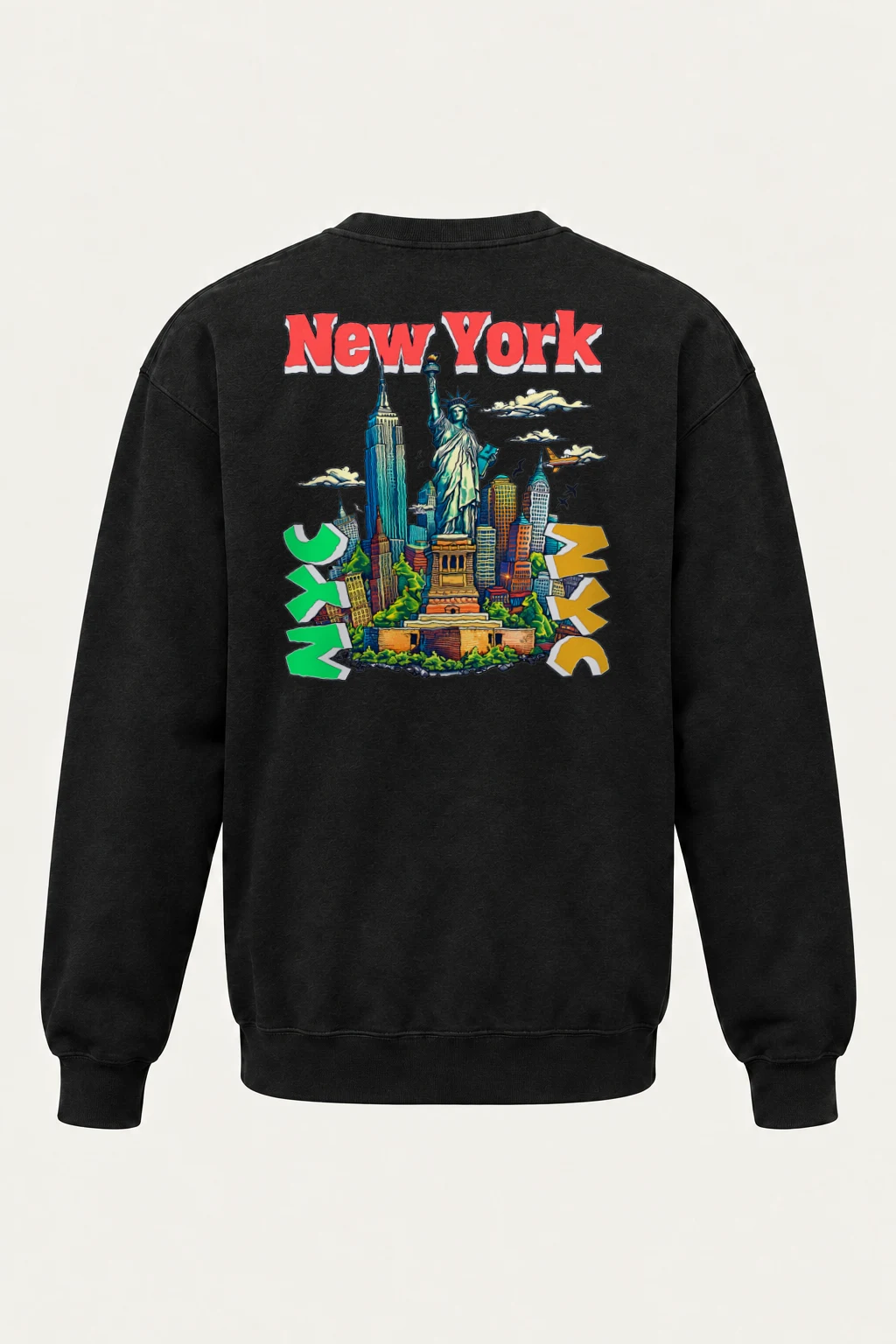 "New York Liberty" Heavy Blend Unisex Crewneck Sweatshirt | Gildan 18000