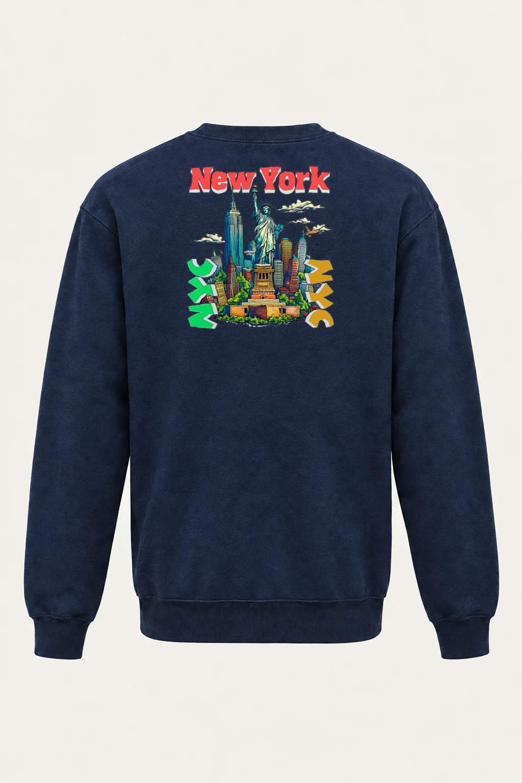 "New York Liberty" Heavy Blend Unisex Crewneck Sweatshirt | Gildan 18000