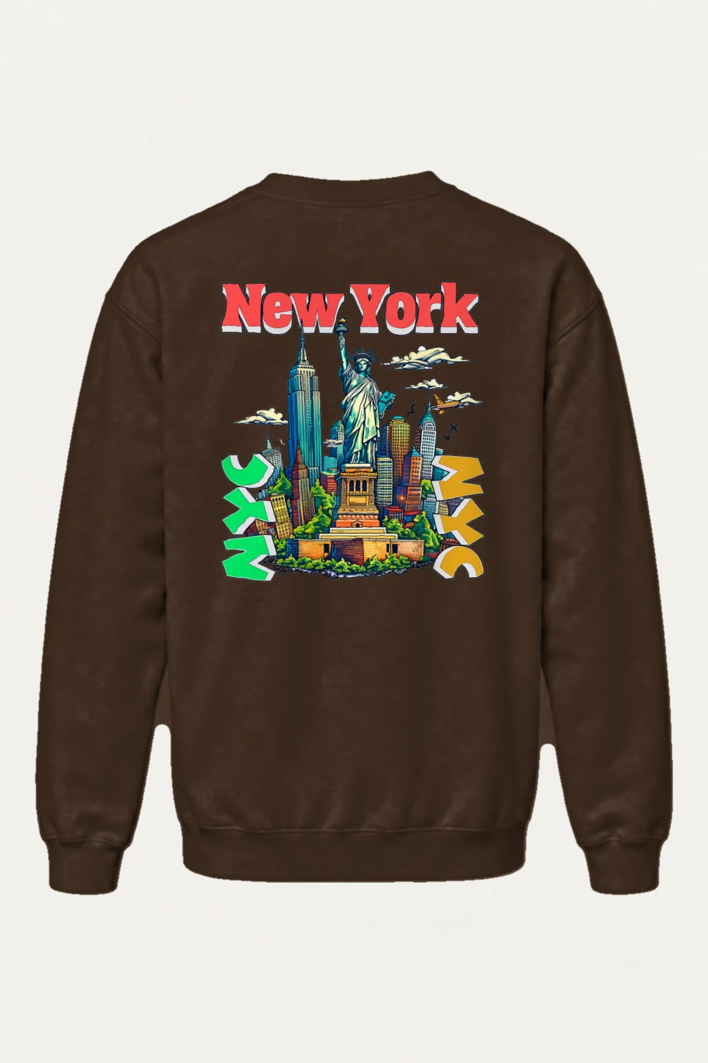 "New York Liberty" Heavy Blend Unisex Crewneck Sweatshirt | Gildan 18000