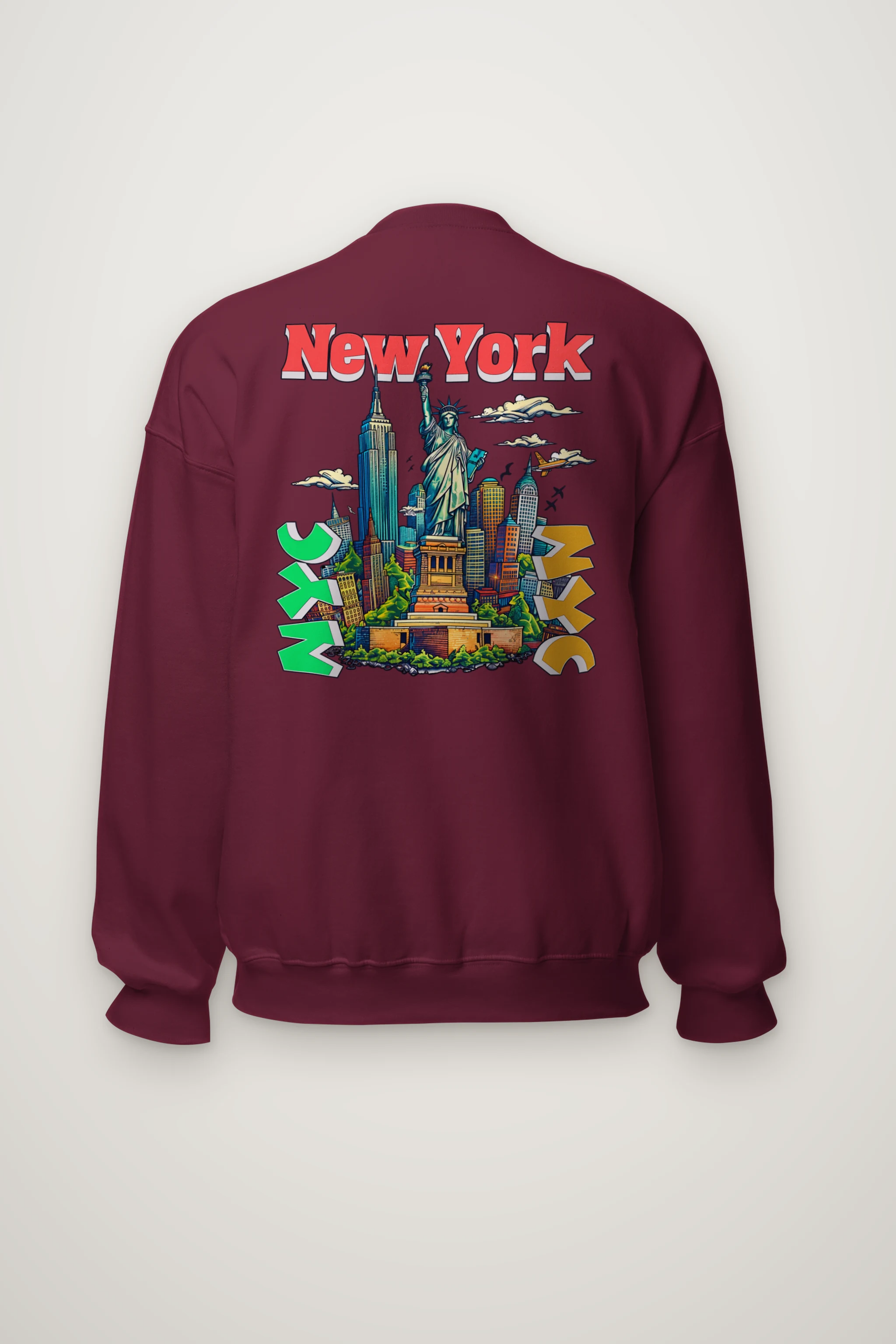 "New York Liberty" Heavy Blend Unisex Crewneck Sweatshirt
