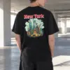 "New York Liberty" Heavyweight Unisex Crewneck T-shirt | Gildan 5000