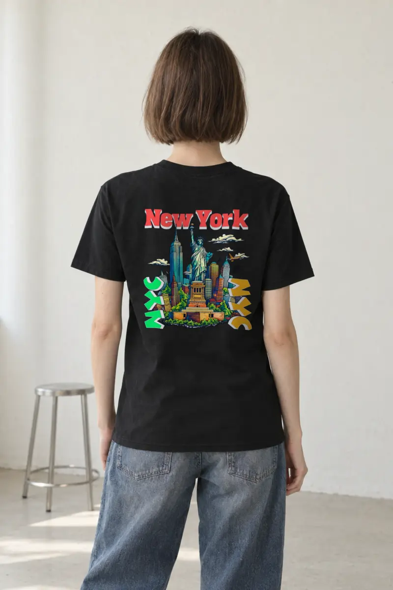 "New York Liberty" Heavyweight Unisex Crewneck T-shirt