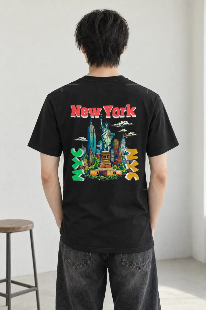 "New York Liberty" Heavyweight Unisex Crewneck T-shirt