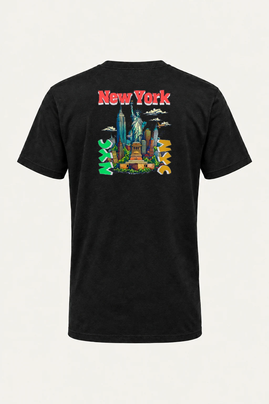 "New York Liberty" Heavyweight Unisex Crewneck T-shirt | Gildan 5000