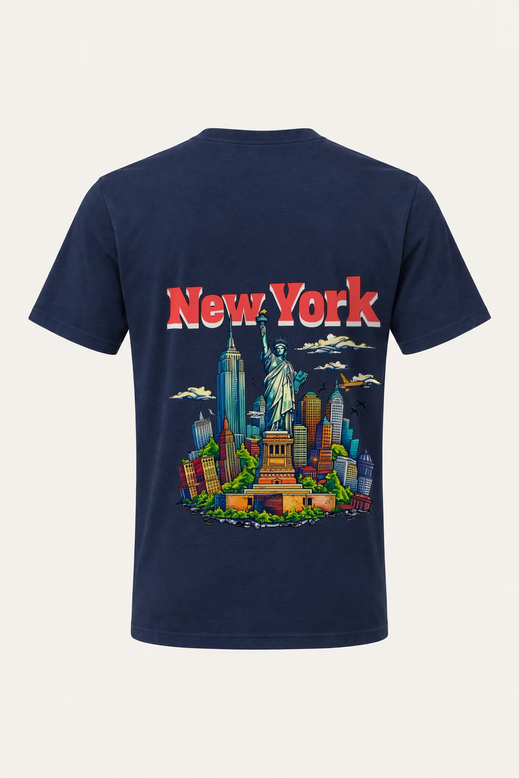 "New York Liberty" Heavyweight Unisex Crewneck T-shirt | Gildan 5000