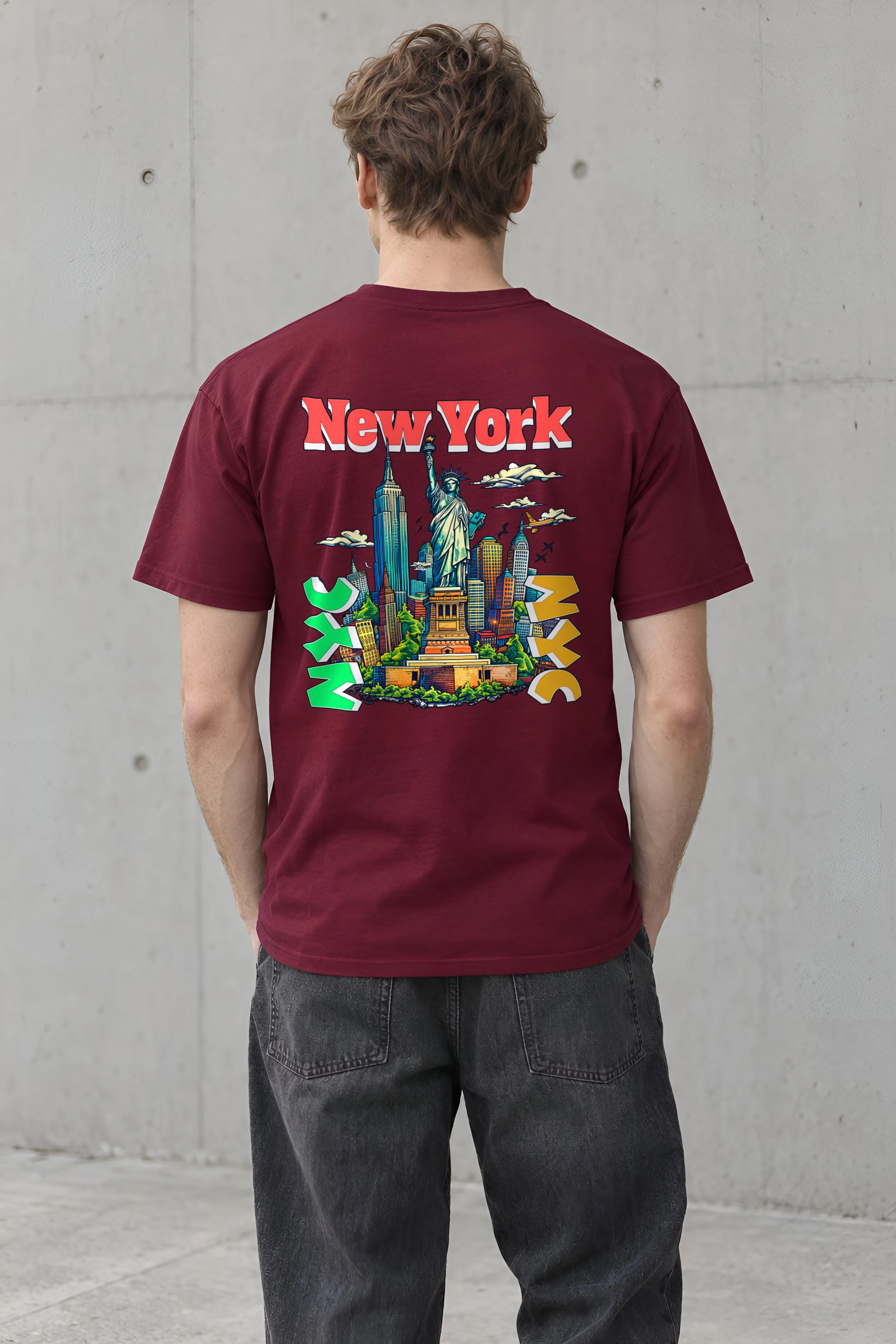 "New York Liberty" Heavyweight Unisex Crewneck T-shirt
