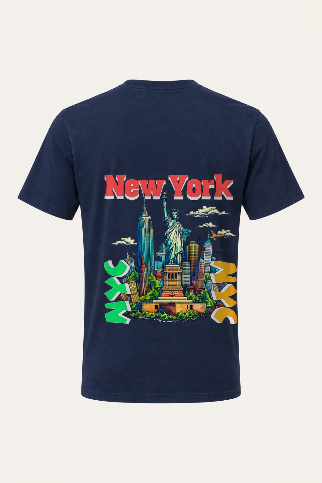 "New York Liberty" Heavyweight Unisex Crewneck T-shirt | Gildan 5000