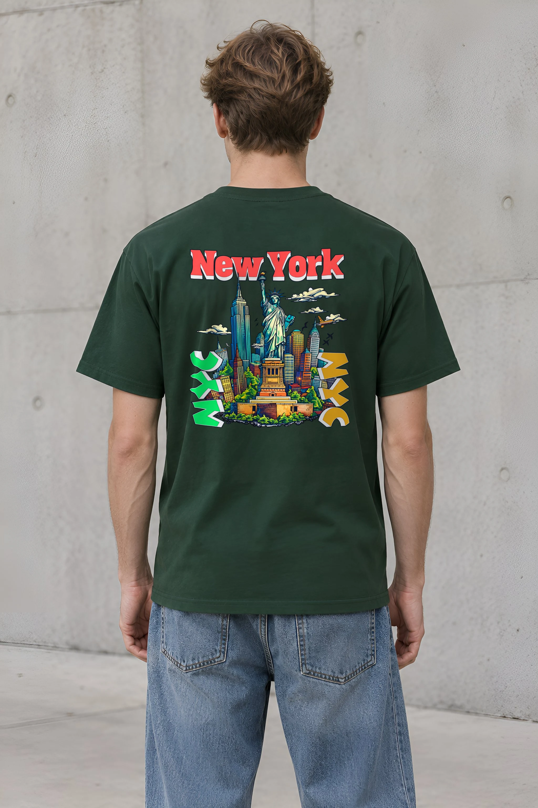 "New York Liberty" Heavyweight Unisex Crewneck T-shirt