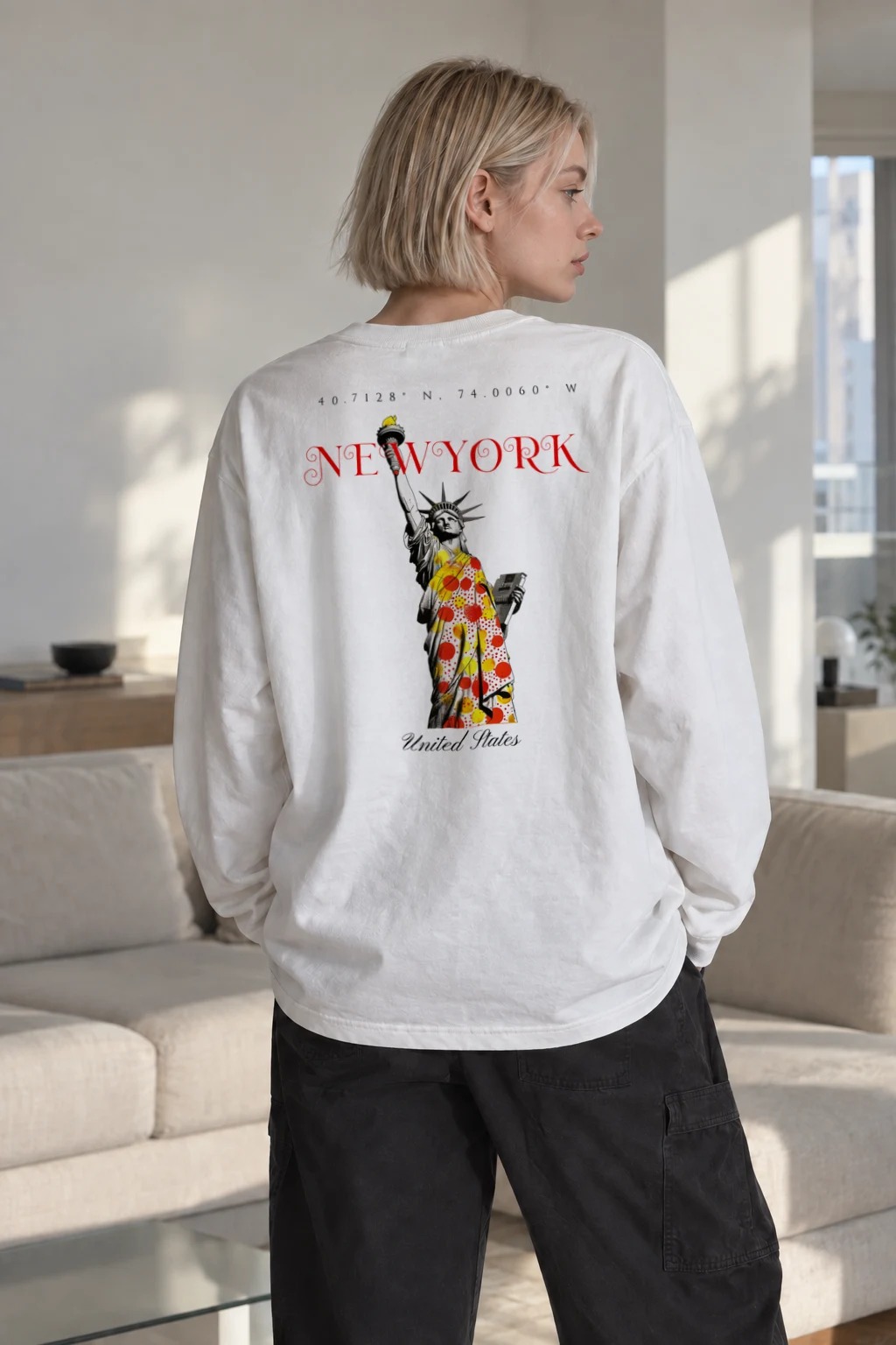 "New York Liberty" Unisex Longsleeve T-shirt | Gildan 2400