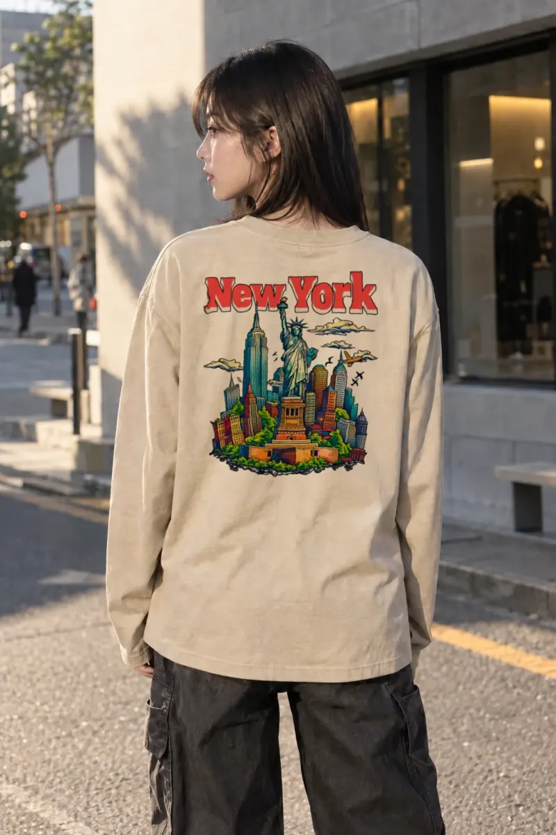 "New York Liberty" Unisex Longsleeve T-shirt | Gildan 2400