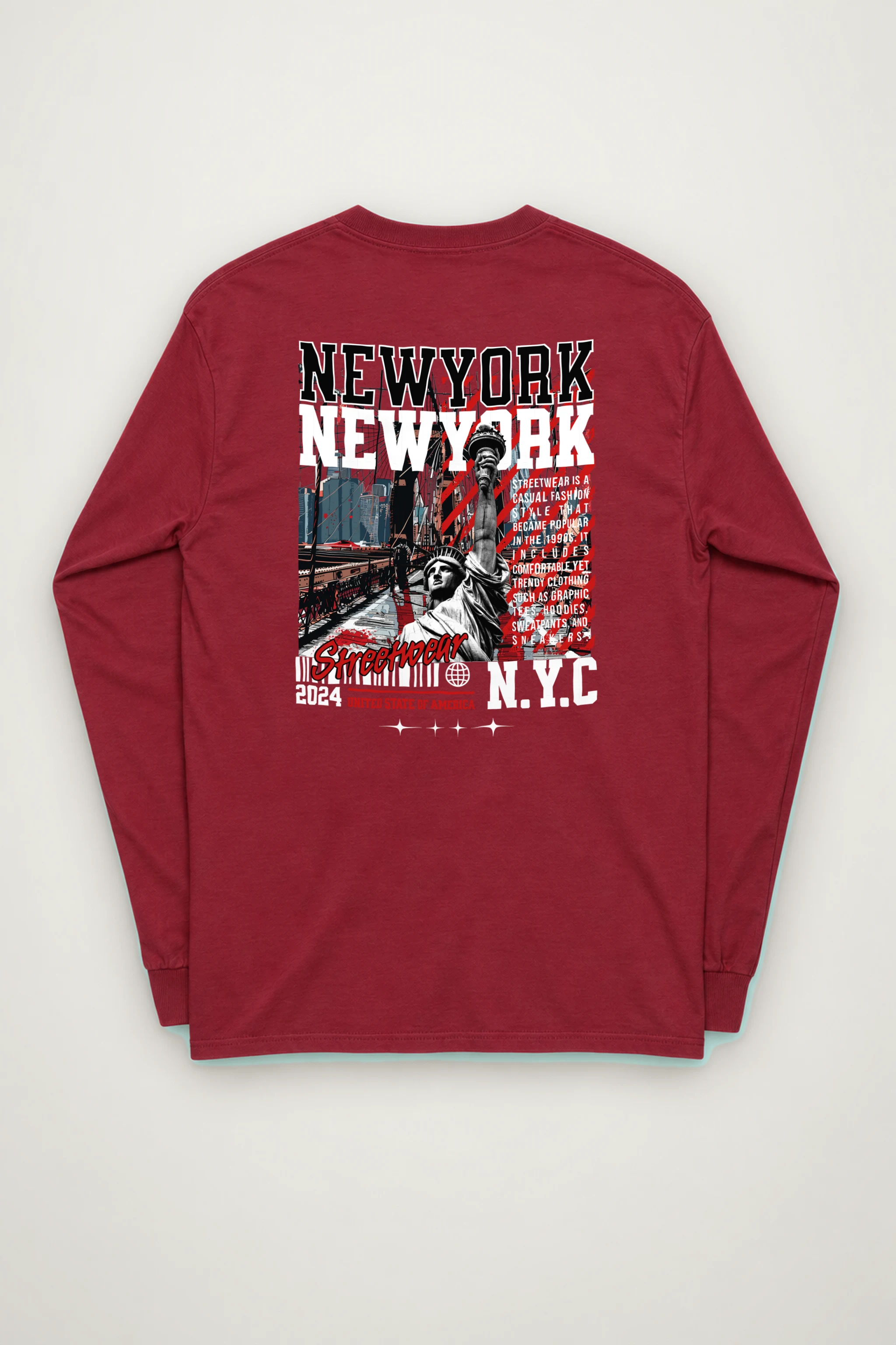 "New York Streetwear" Unisex Longsleeve T-shirt