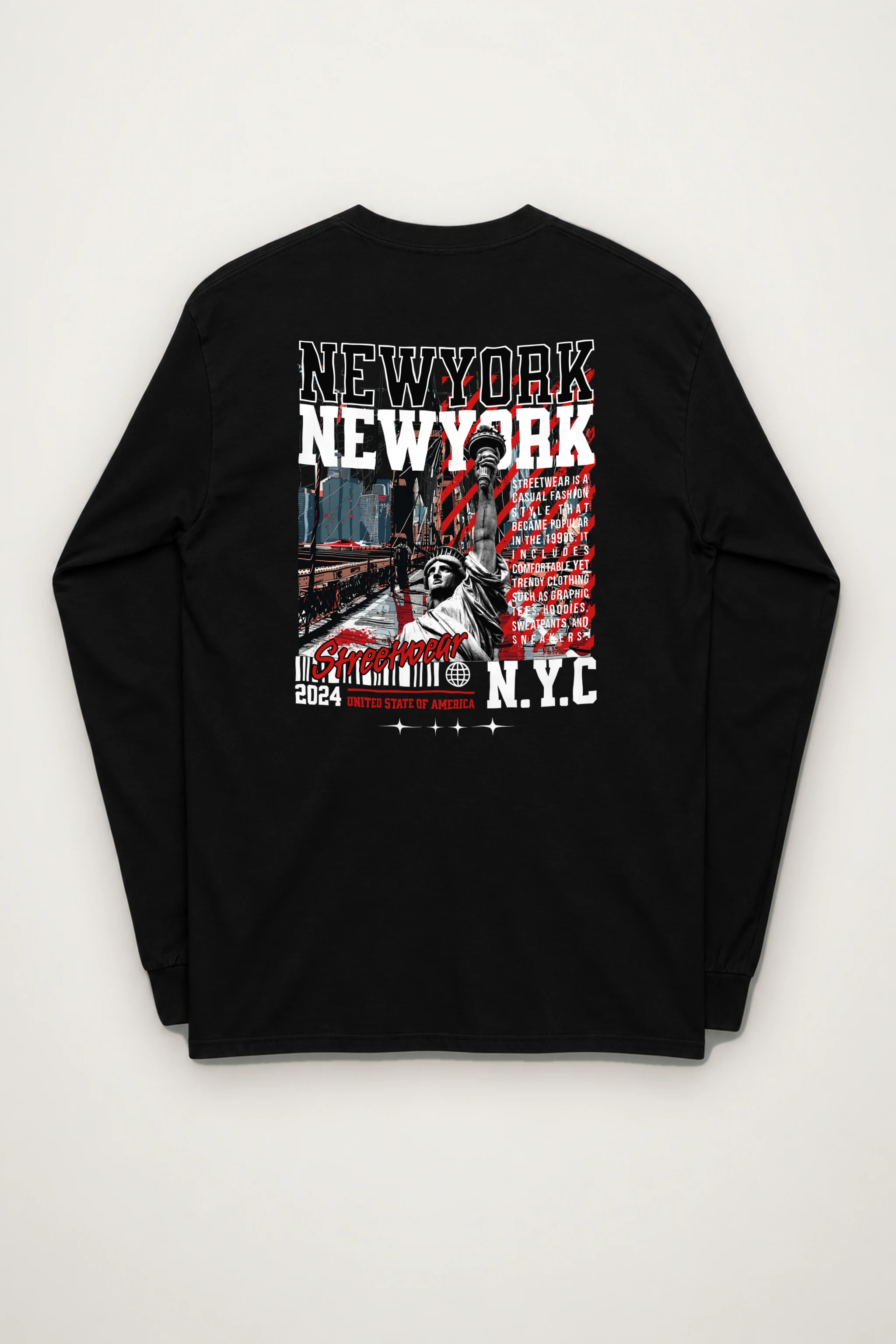 "New York Streetwear" Unisex Longsleeve T-shirt