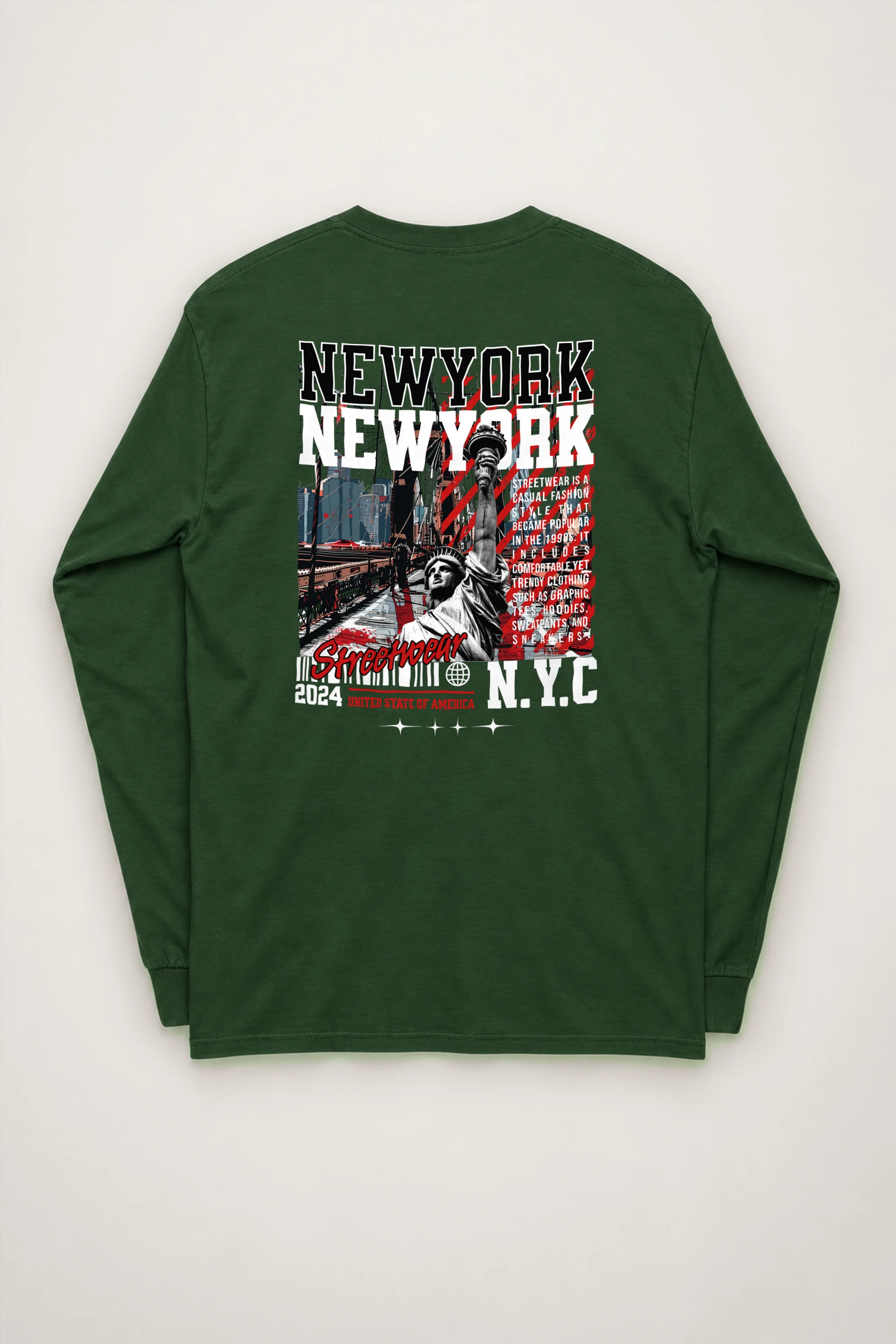 "New York Streetwear" Unisex Longsleeve T-shirt