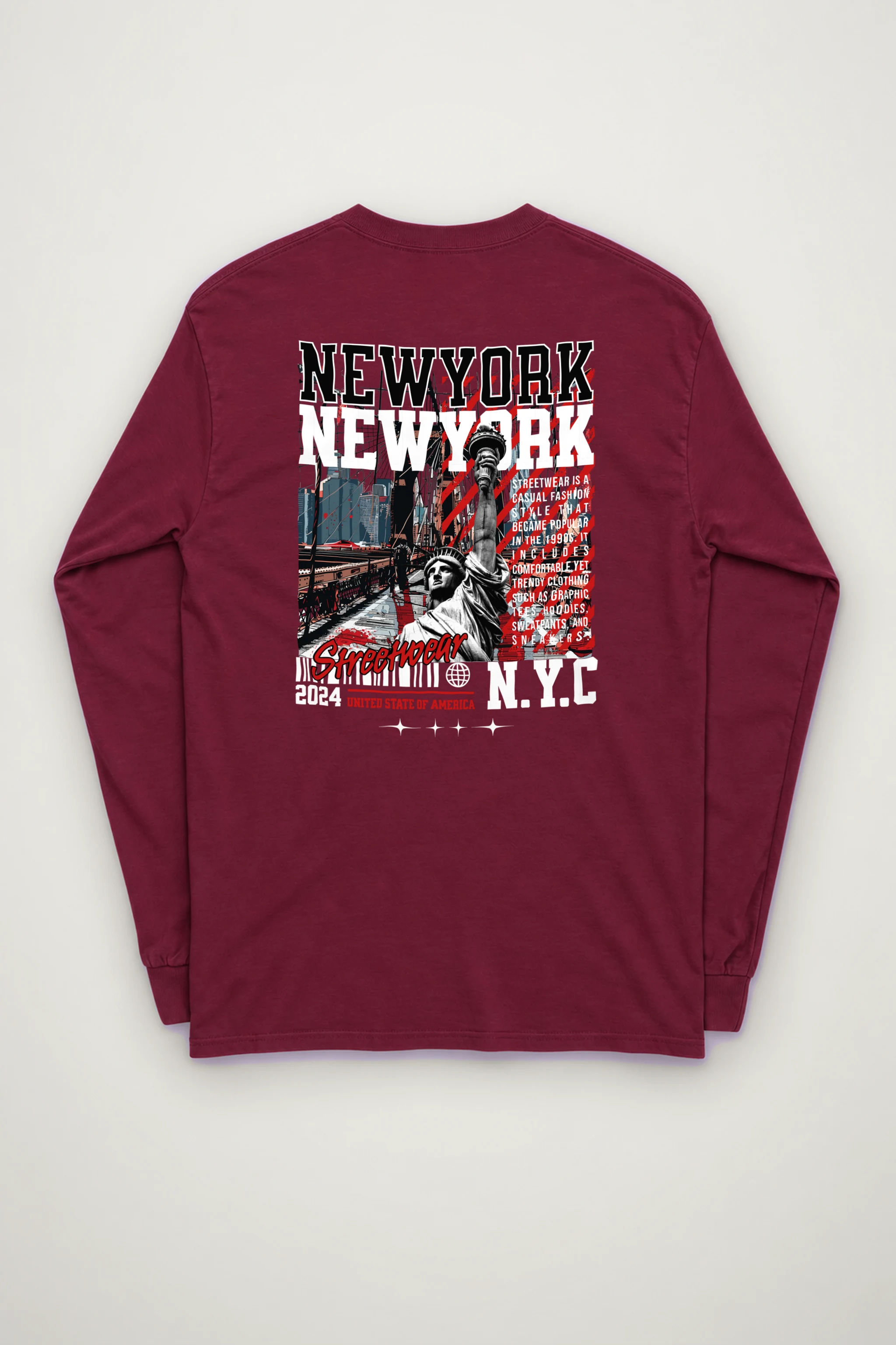 "New York Streetwear" Unisex Longsleeve T-shirt