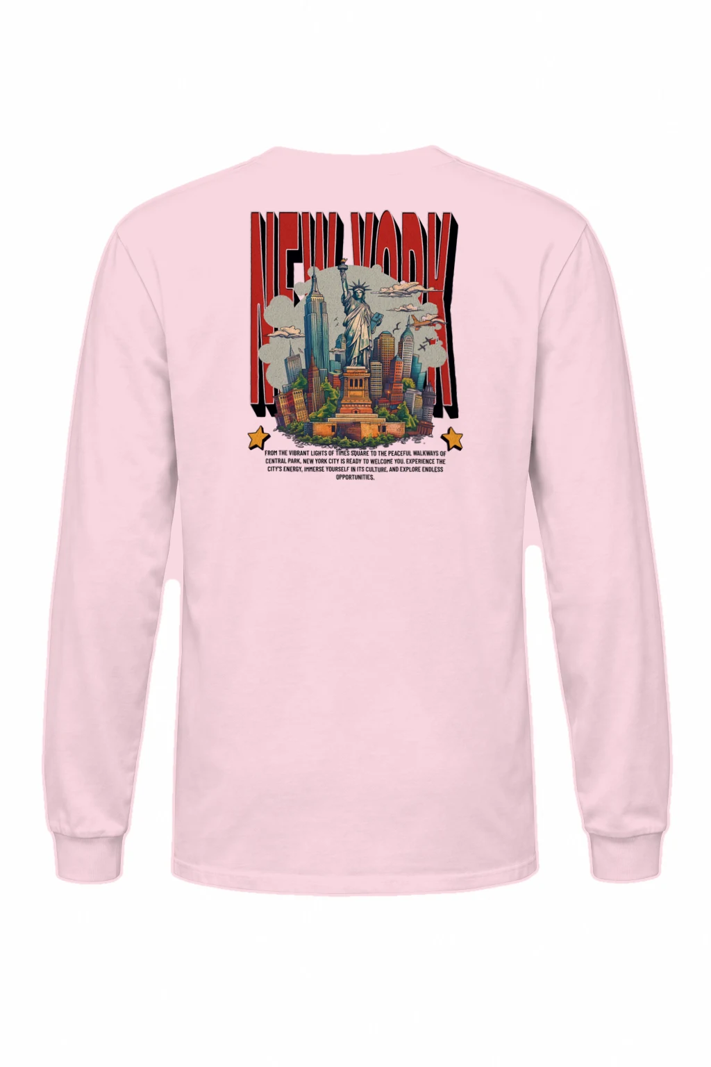 "New York Welcomes You" Unisex Longsleeve T-shirt | Gildan 2400