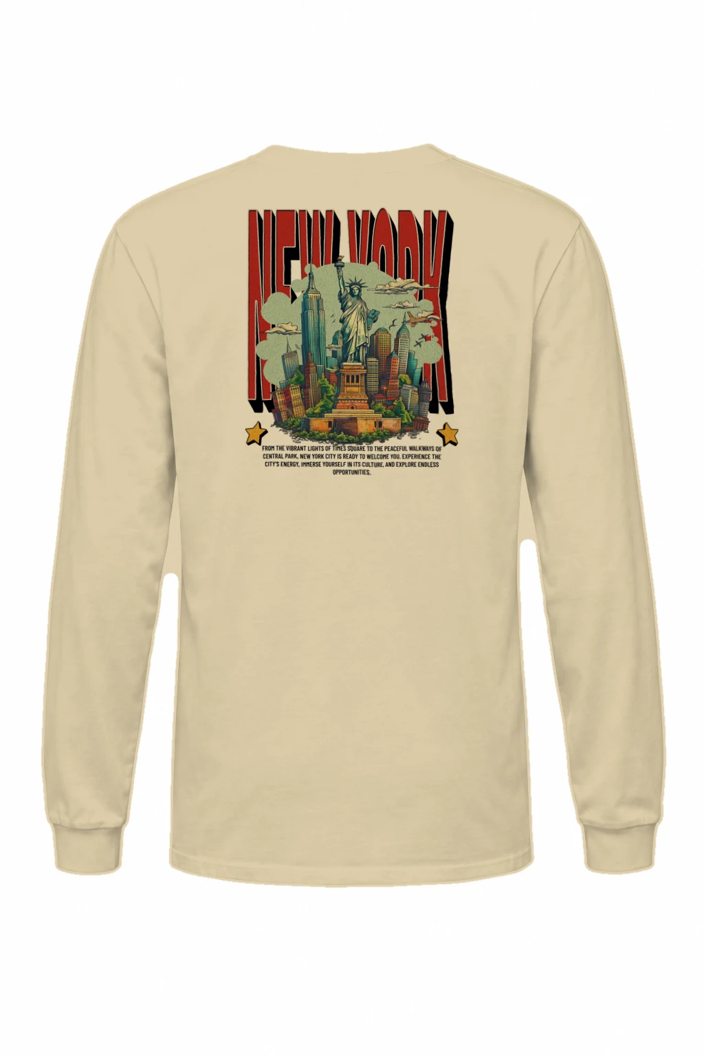 "New York Welcomes You" Unisex Longsleeve T-shirt | Gildan 2400