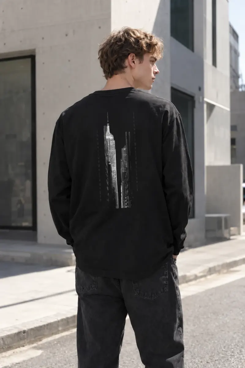 "New York World" Unisex Longsleeve T-shirt | Gildan 2400