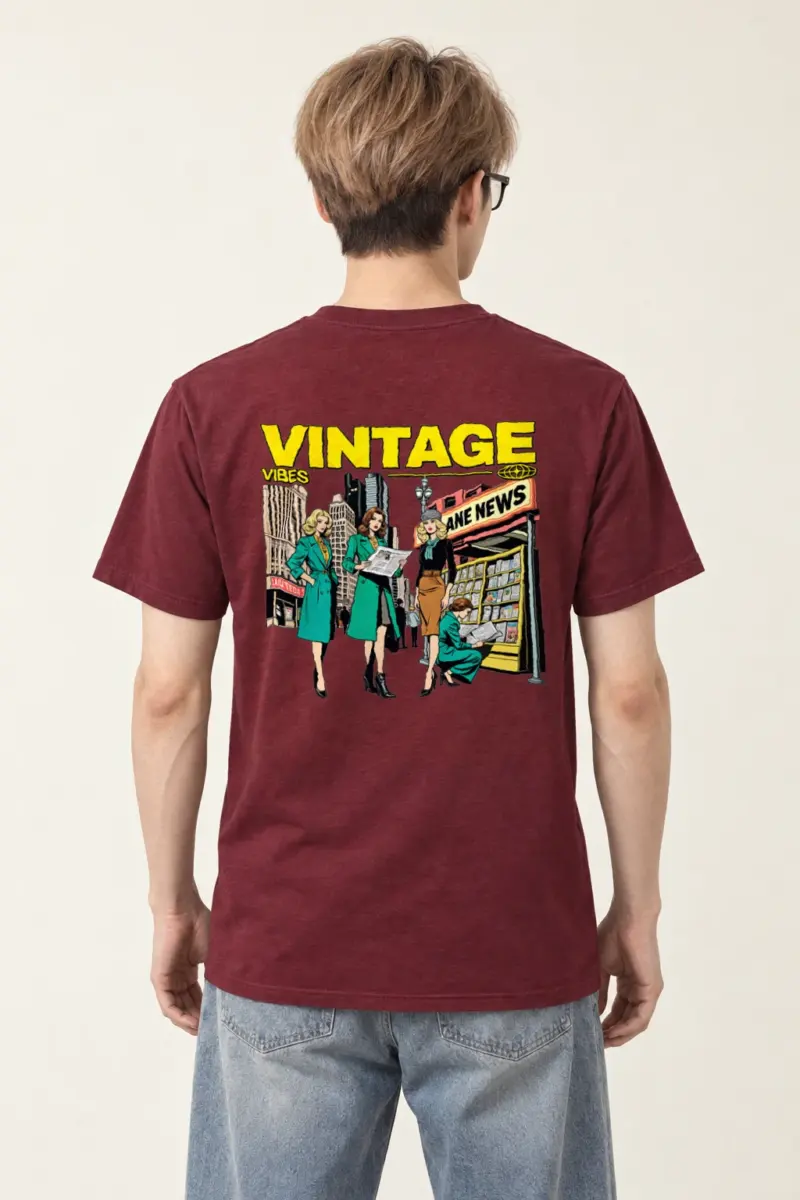 "Newsstand Readers" Heavyweight Unisex Crewneck T-shirt