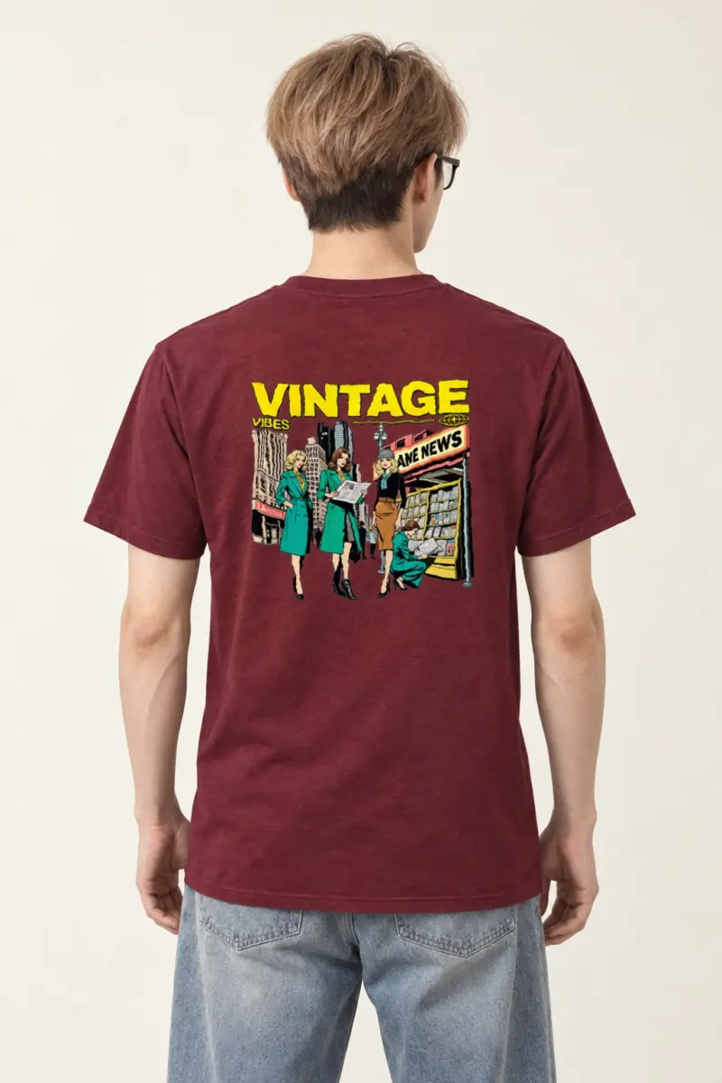"Newsstand Readers" Heavyweight Unisex Crewneck T-shirt