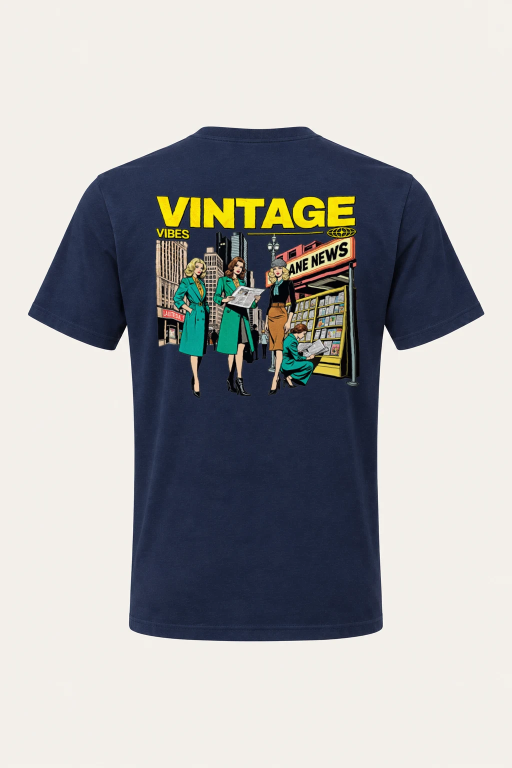 "Newsstand Readers" Heavyweight Unisex Crewneck T-shirt
