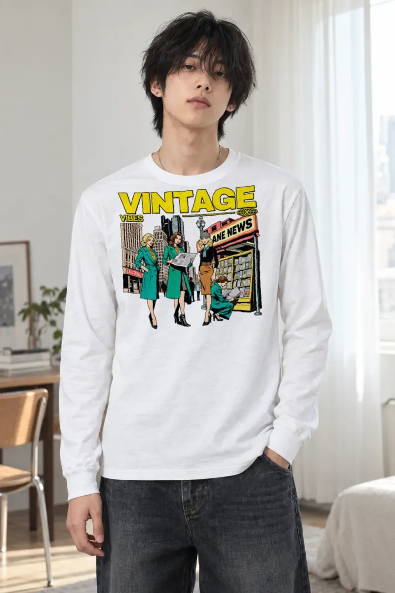 "Newsstand Readers" Unisex Longsleeve T-shirt