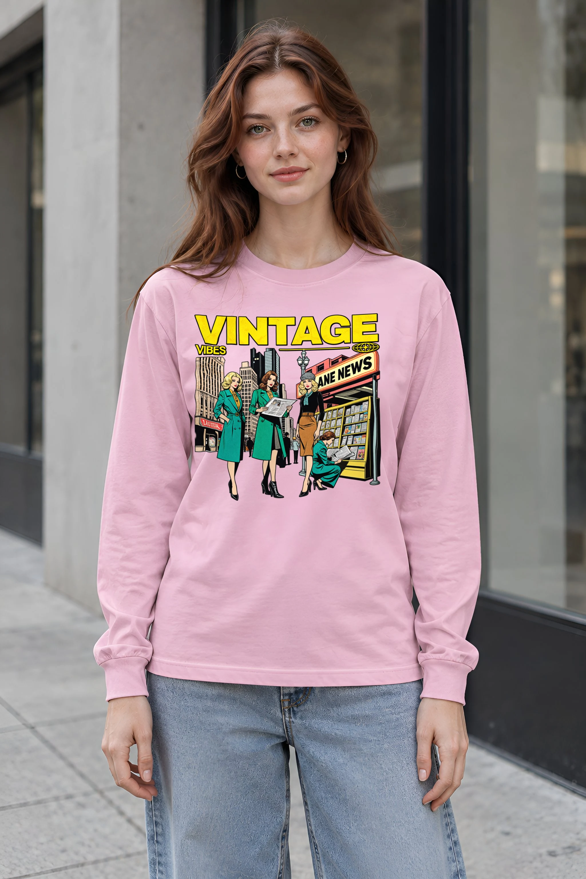 "Newsstand Readers" Unisex Longsleeve T-shirt