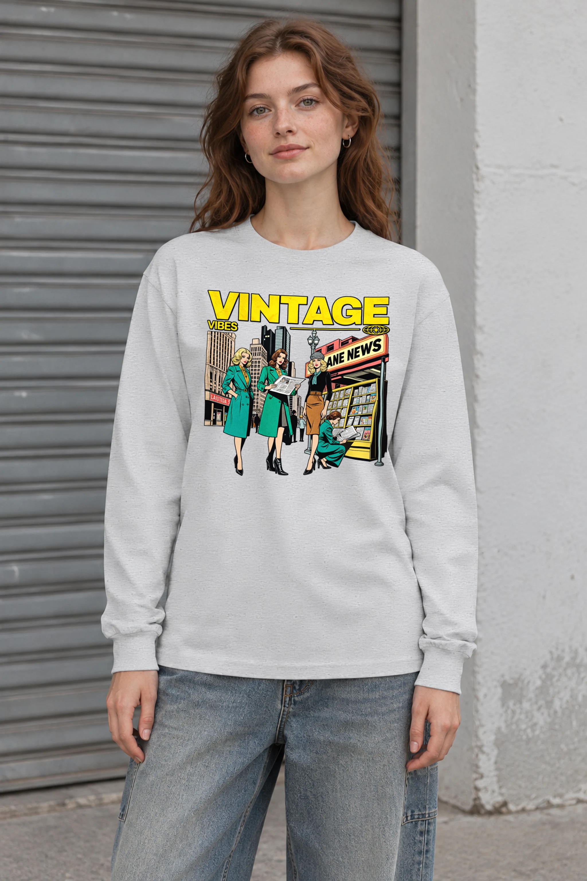 "Newsstand Readers" Unisex Longsleeve T-shirt