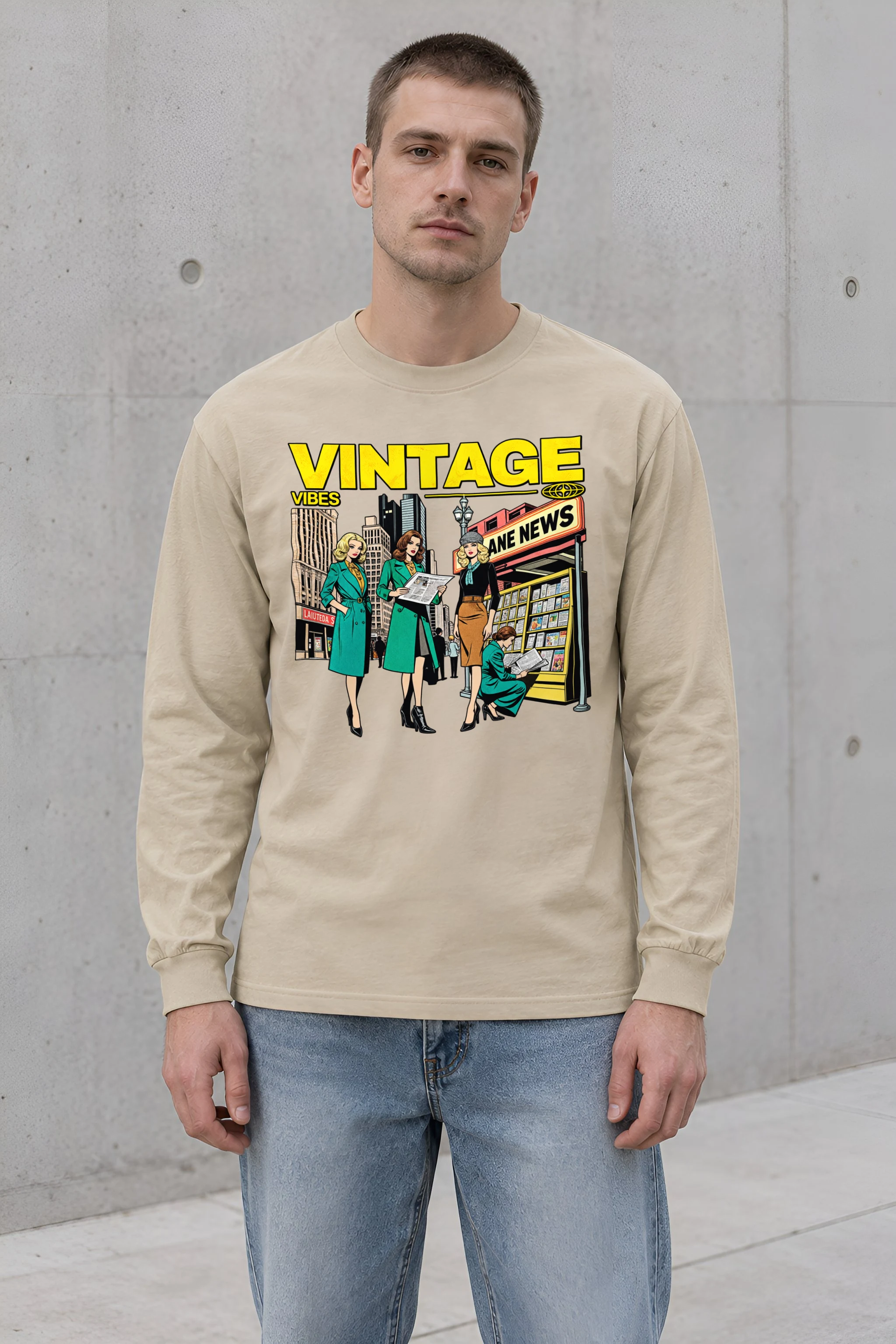 "Newsstand Readers" Unisex Longsleeve T-shirt