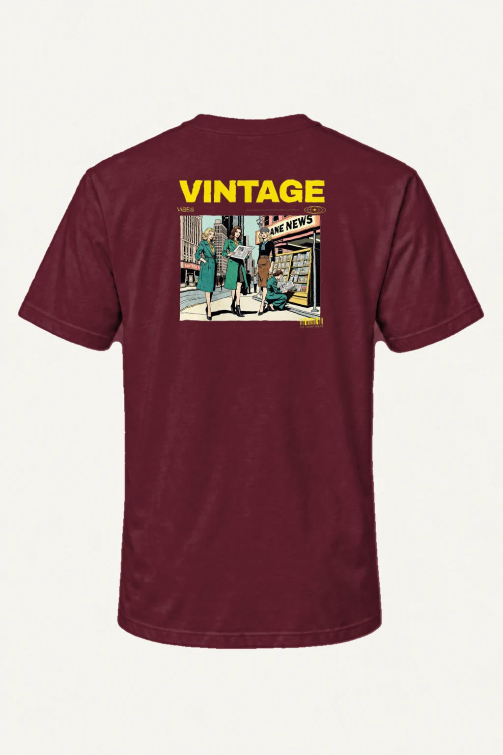 "Newsstand Trio" Heavyweight Unisex Crewneck T-shirt | Gildan 5000